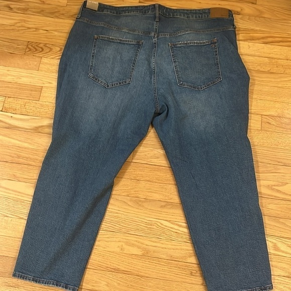 NEW Madewell Plus Perfect Vintage Crop Jean in Gooding Wash size 24W - Picture 7 of 10
